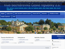 Tablet Screenshot of klub-bechtereviku.cz